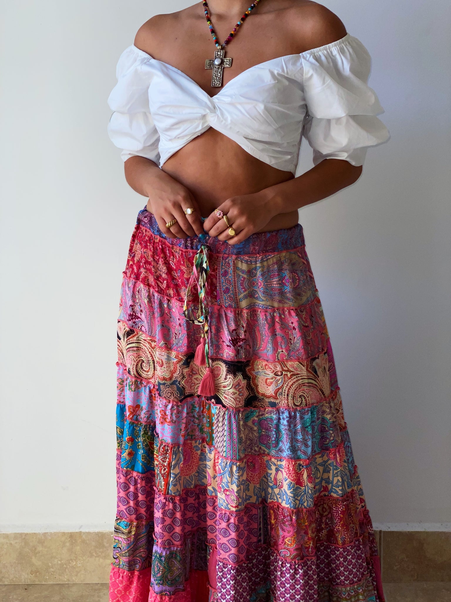 Fortuna Patchwork Skirt 8.0