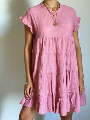 Think Pink Baby Doll Dress