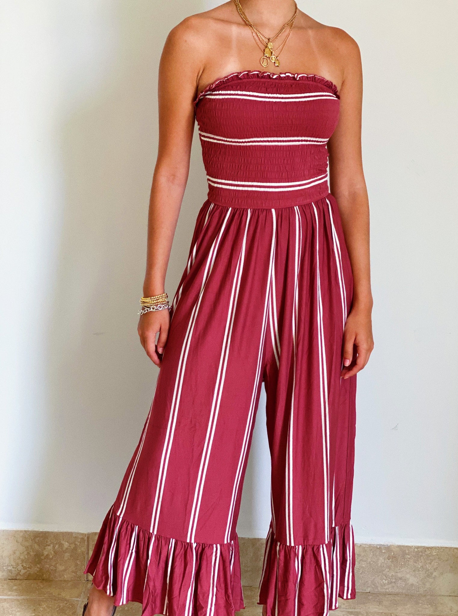 Stripes on Stripes Jumpsuit