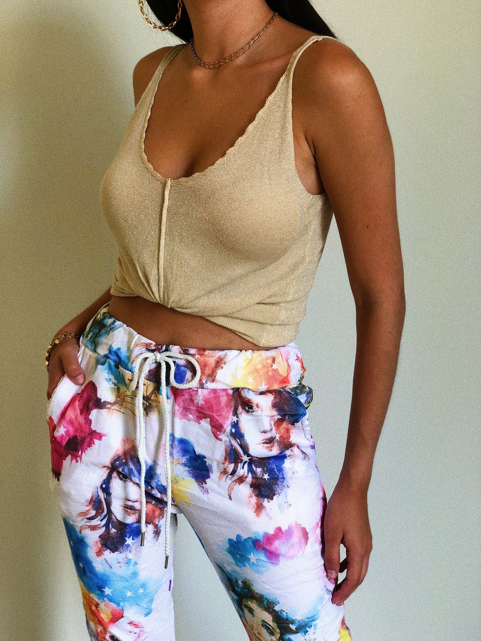 Beige Cami