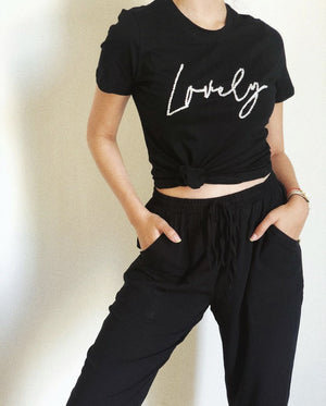 Bored In The House Black Joggers