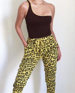 Yellow Mellow One Shoulder Top