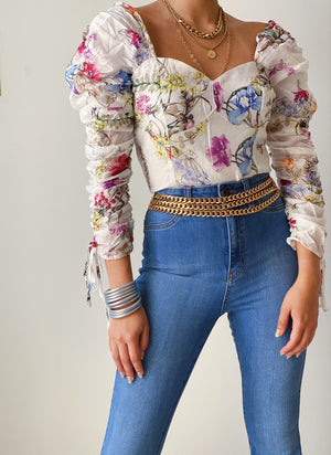 Mónica Floral Top