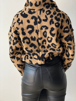 Animal Print Cozy Sweater