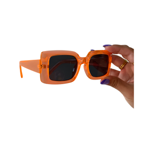 Neon Orange Sunglasses