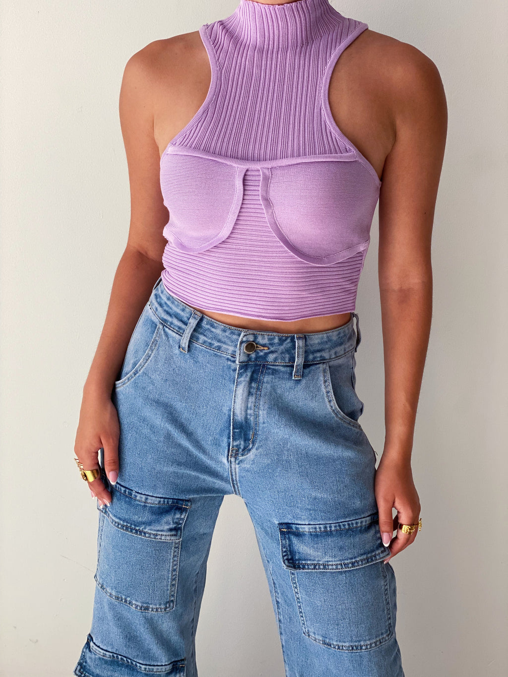 Arlo Top in Purple