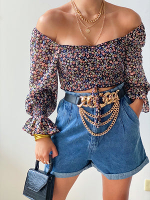 Black Rose Top