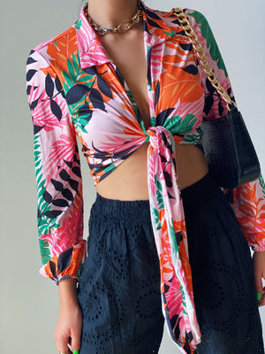 Alma Tropical Crop Top