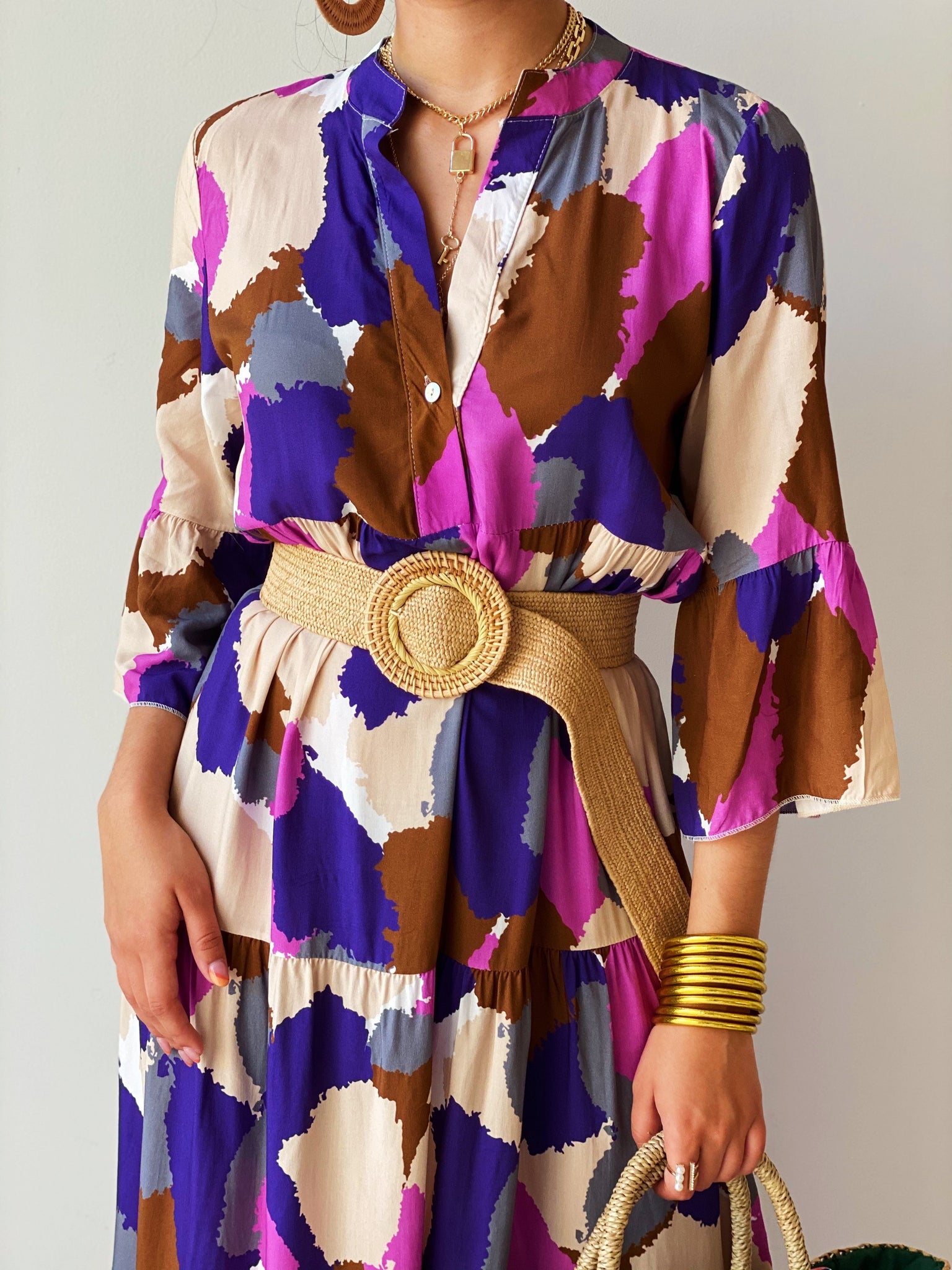 Violet Mix Maxi Dress
