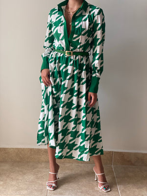 Parisian Date Belted Dress