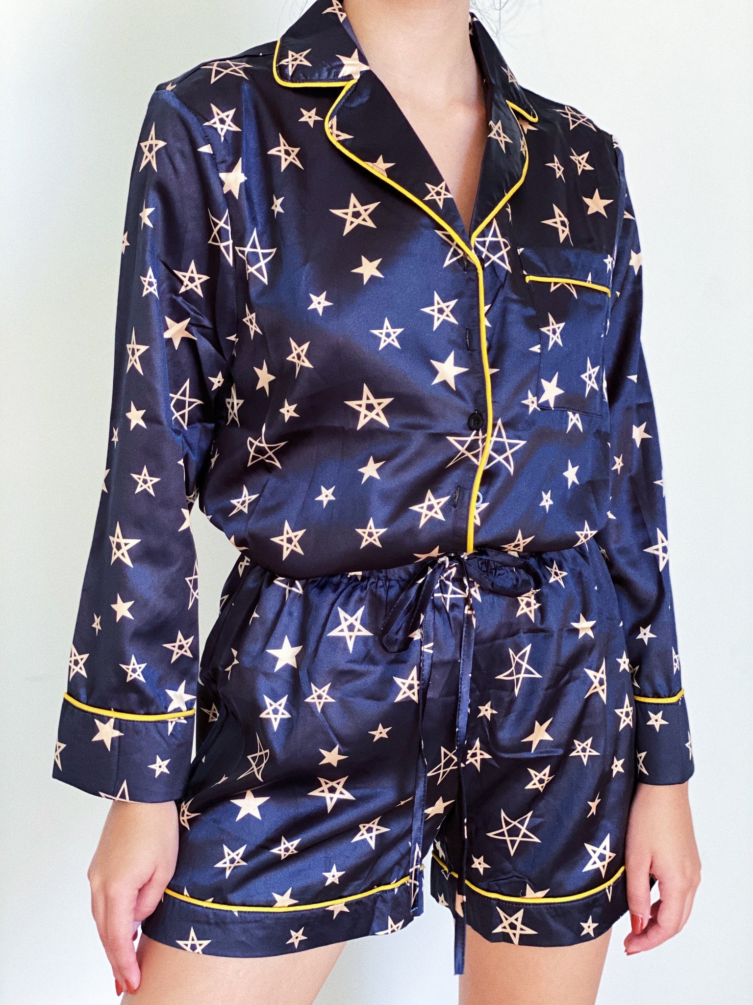 Night Sky Silk Pijama