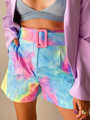 Candy Land Belted Shorts