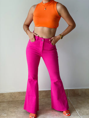 Pink Bell Bottoms