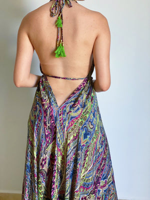 Boho Halter Maxi Dress