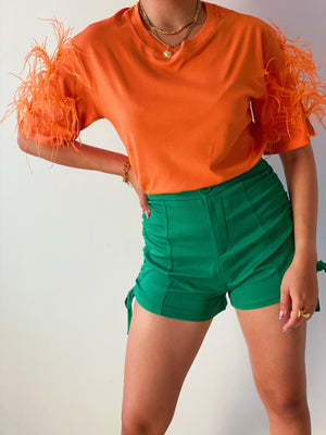 Feathered Up in Orange