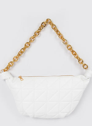 Quilted Bag in White