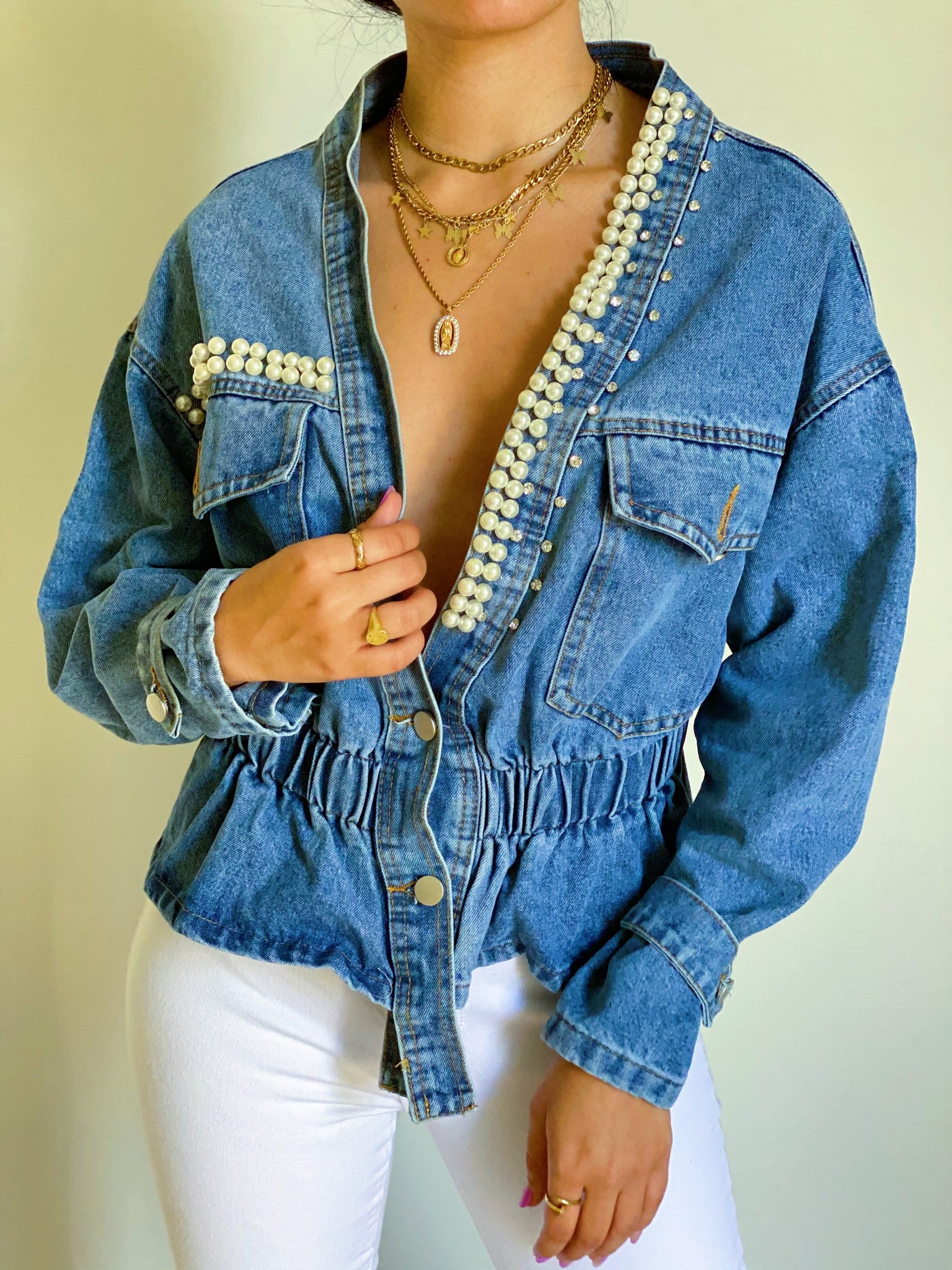 Pearl Denim Jacket/Blazer