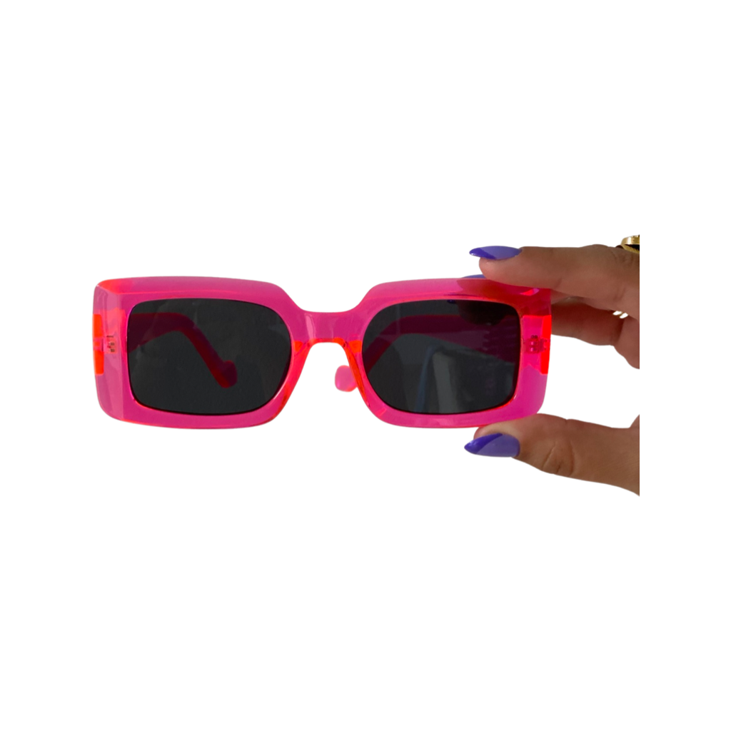 Neon Pink Sunglasses