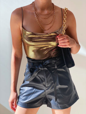 Gold Crop Top