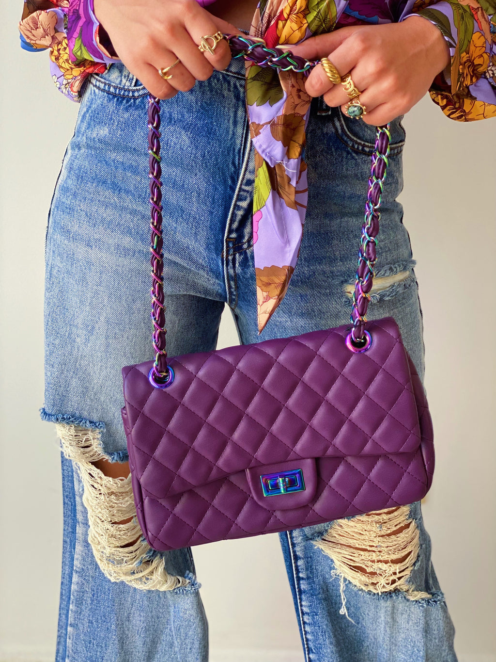 Violet Purse