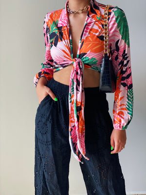 Alma Tropical Crop Top