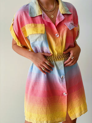 Color Spectrum Tie Dye Shirt/Dress