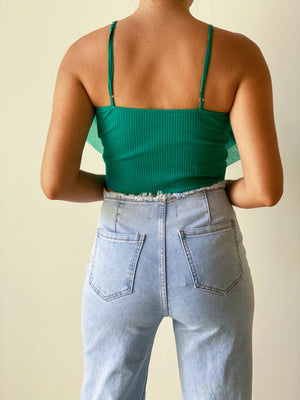 Floral Bliss in Green