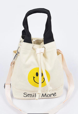 Smile More Mini Tote