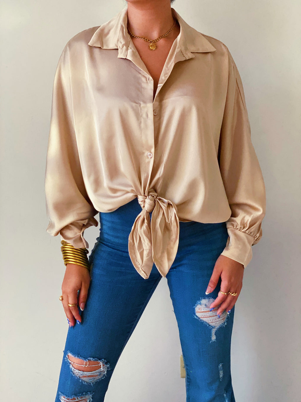 Champagne Blouse