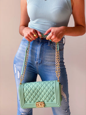 Demetria Purse in Sage