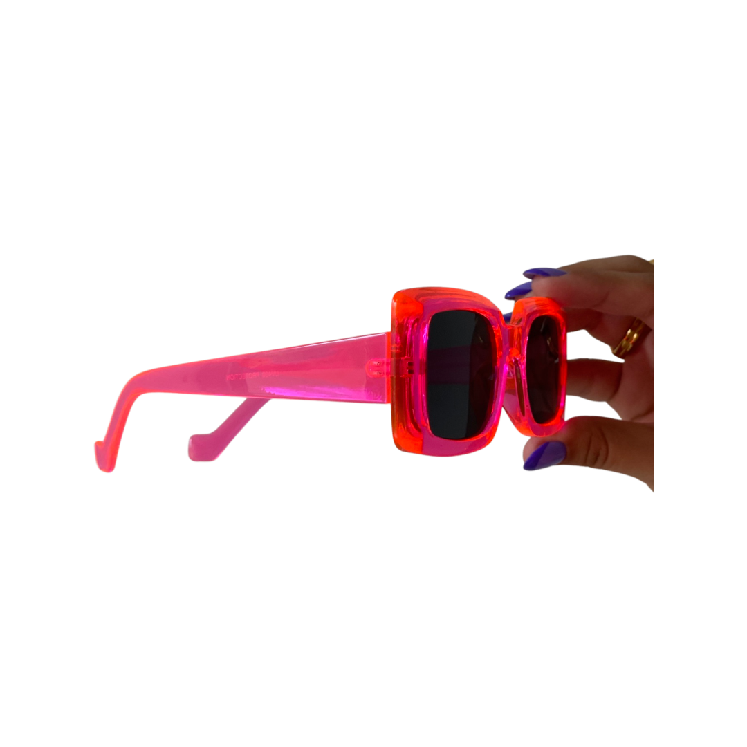 Neon Pink Sunglasses