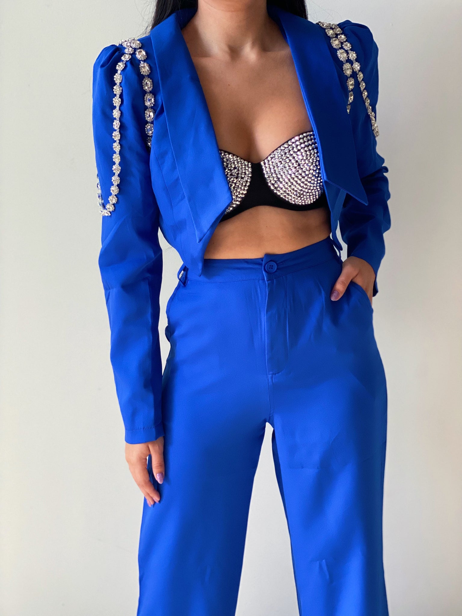 Master Mind Suit in Blue