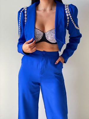 Master Mind Suit in Blue