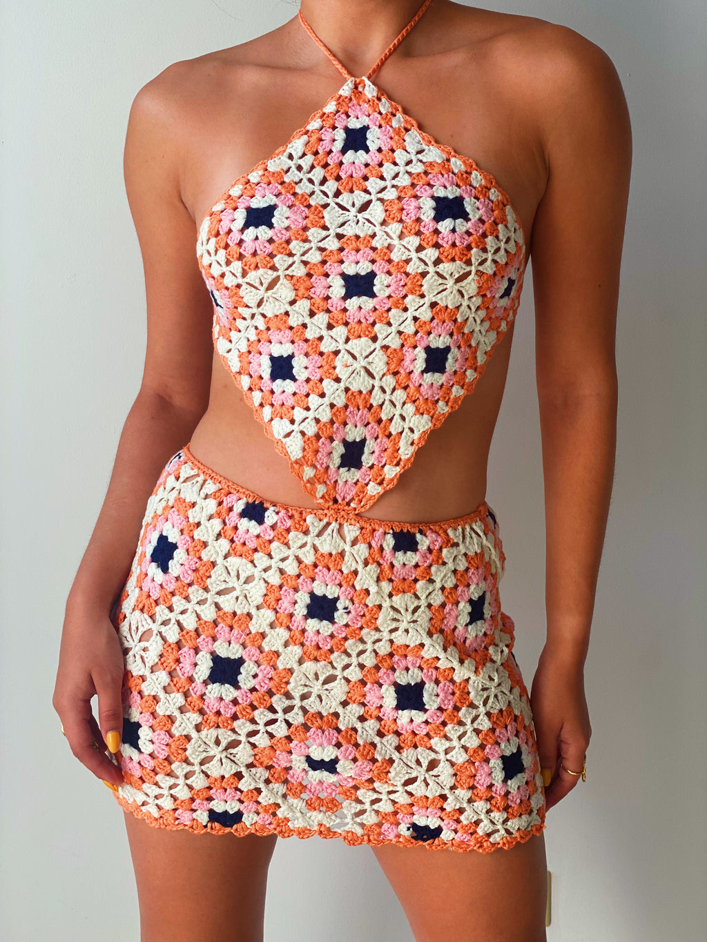 Ojitos Lindos Crochet Dress