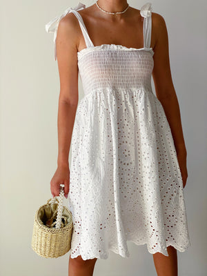 Southern Belle Eyelet Dress