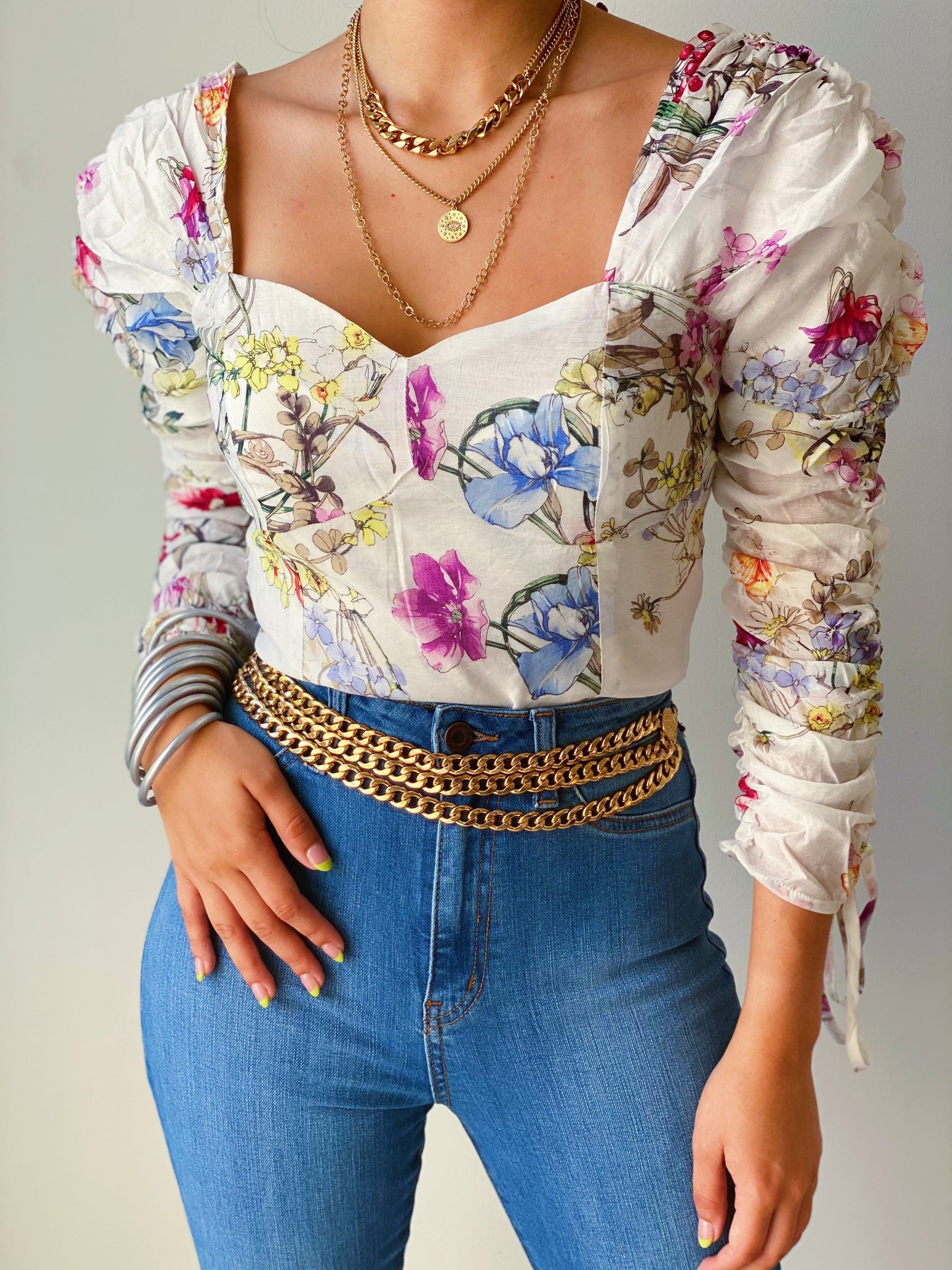 Mónica Floral Top