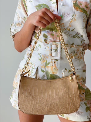 Kira Purse in Creme