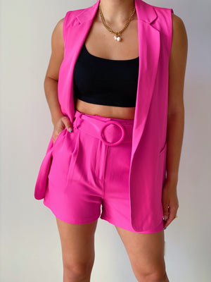 Pink Vest Set