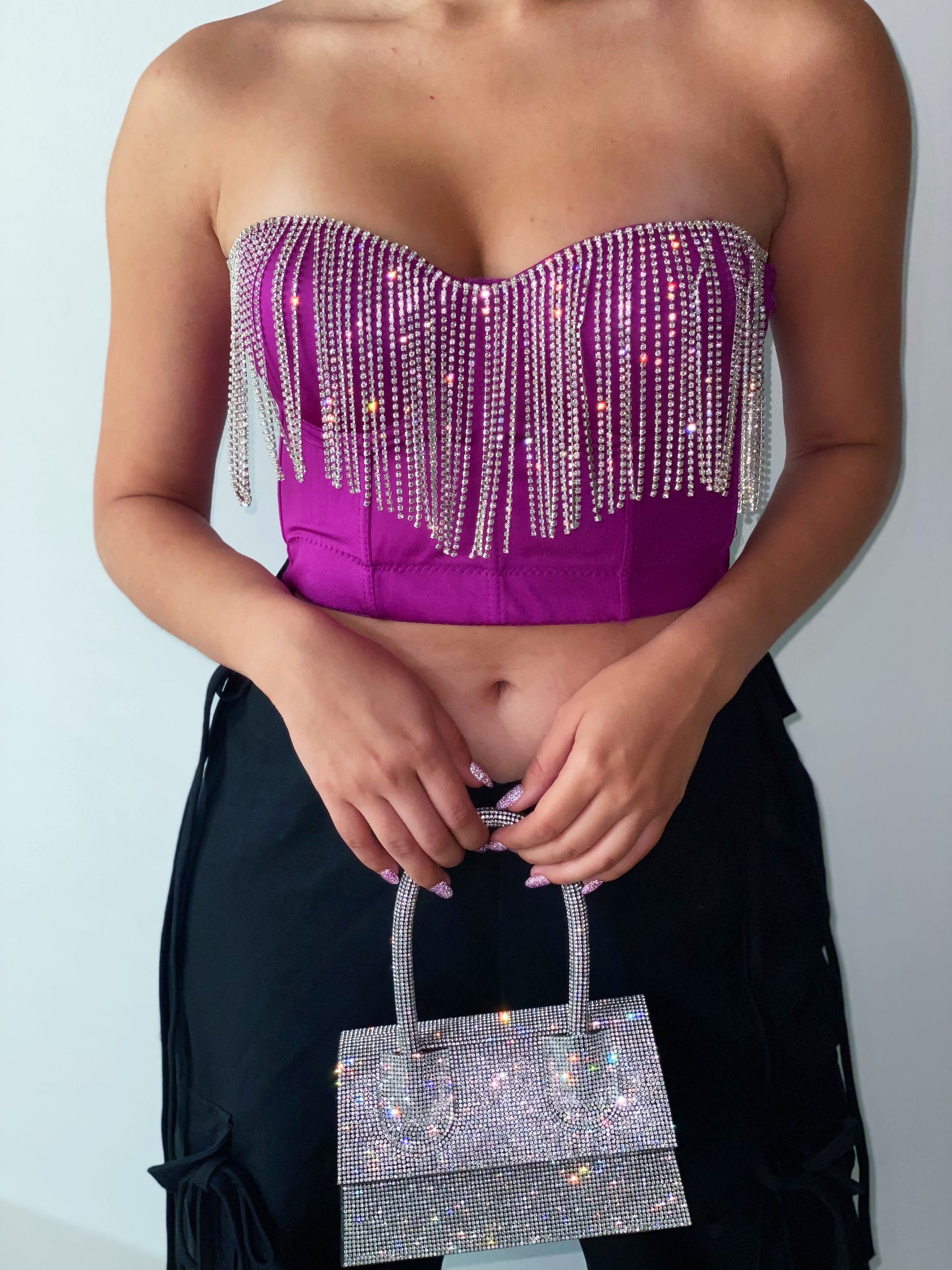 Shooting Stars Corset in Magenta