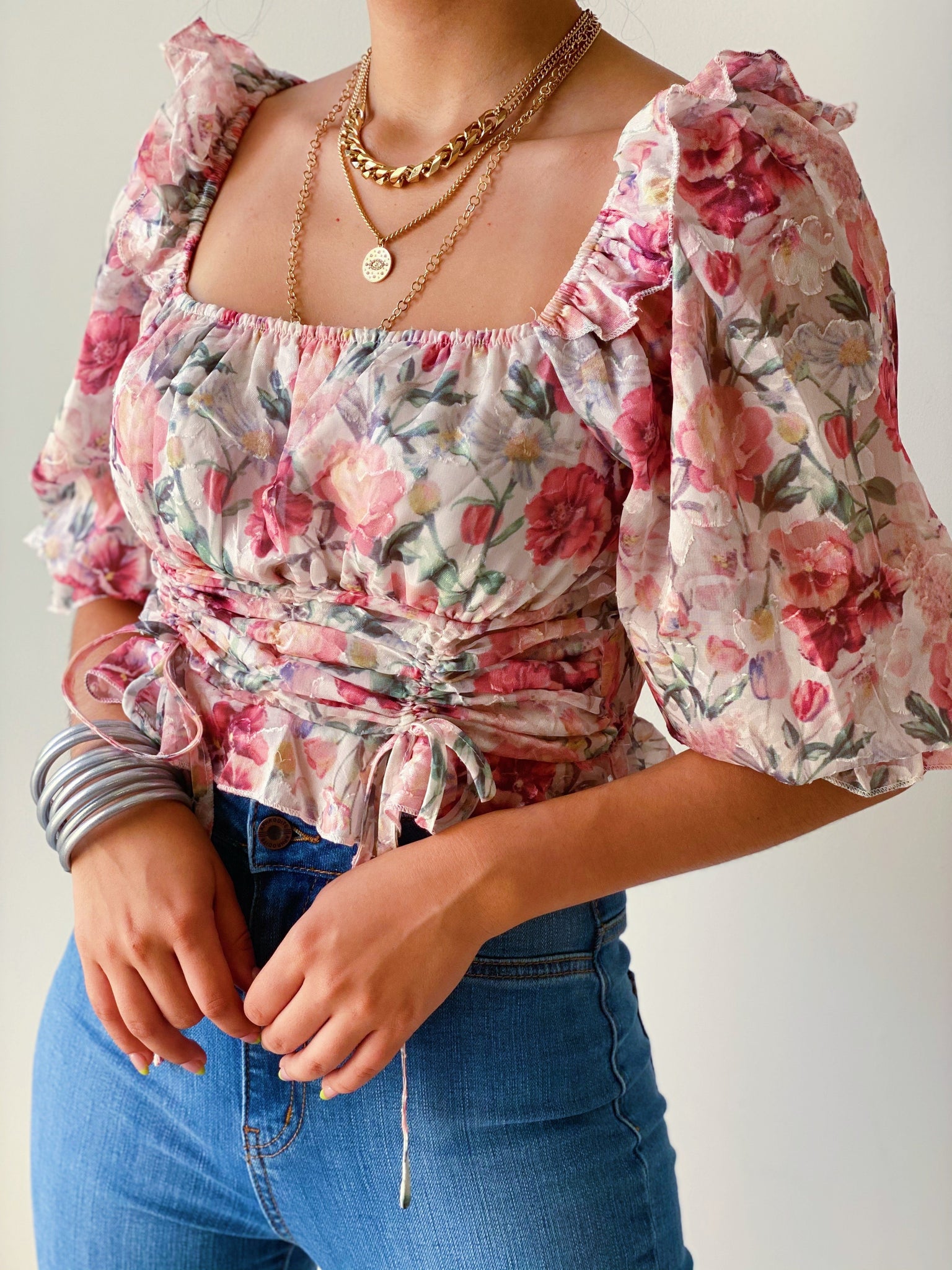 Azalea Floral Top