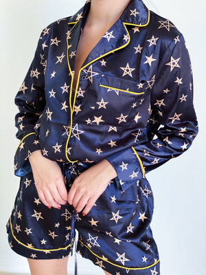 Night Sky Silk Pijama