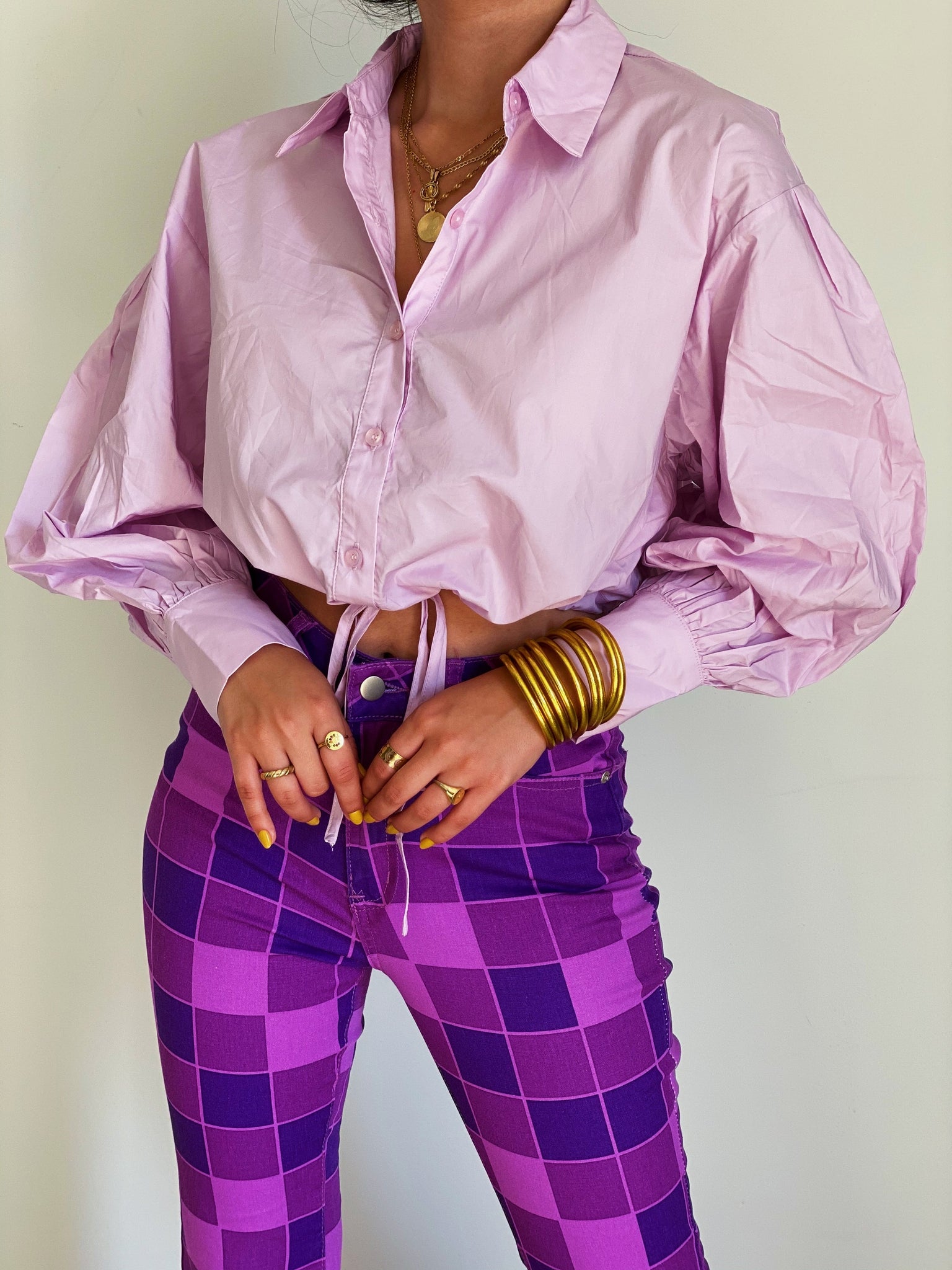 Victoria Blouse in Lavender