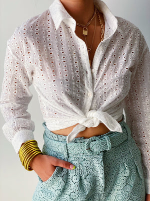 Cara Eyelet Top