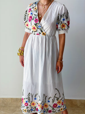 Frida Embroidered Dress