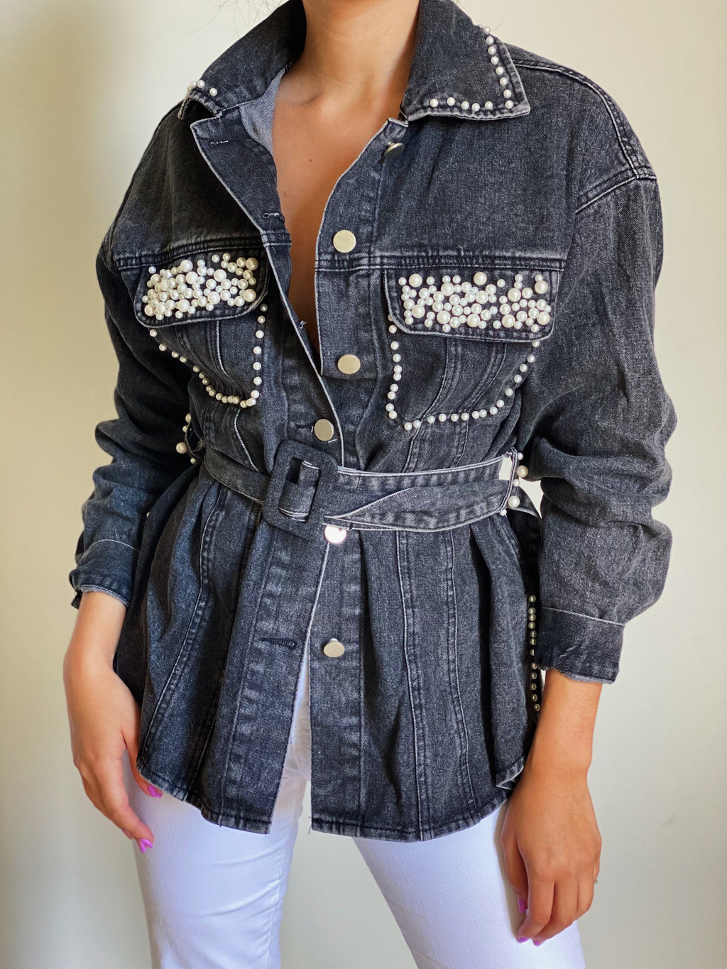 Dark Pearl Denim Jacket