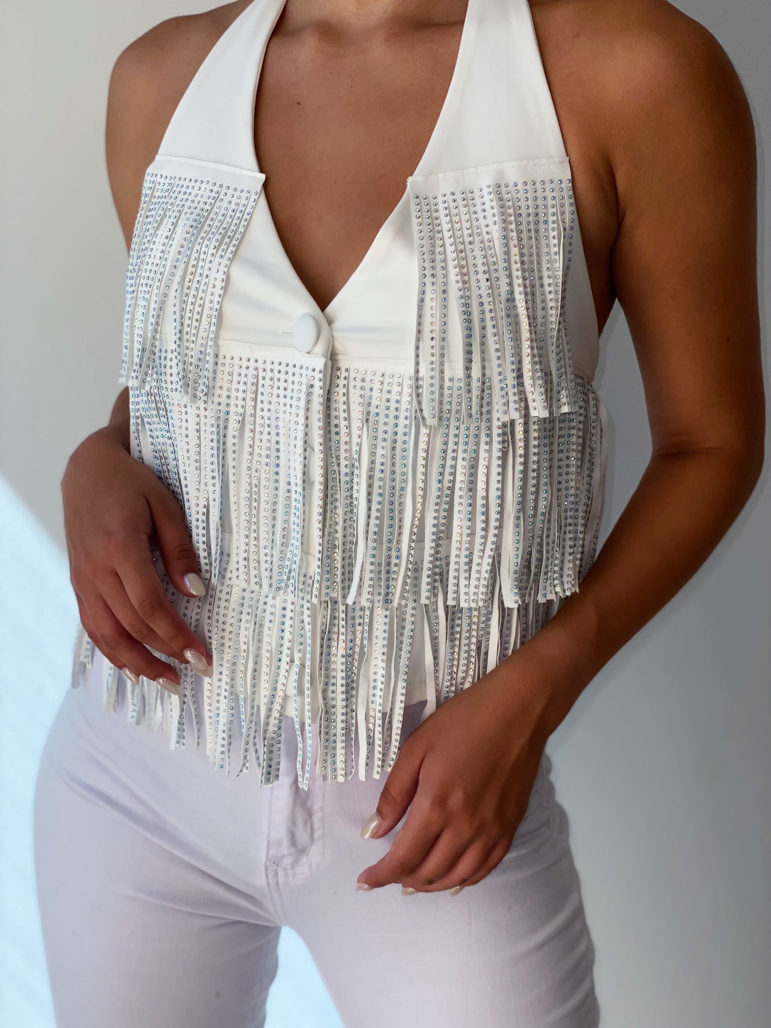 Disco Fringe Vest