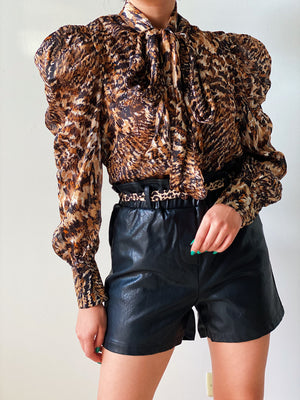 Animal Print Blouse