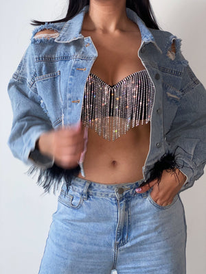 Shooting Stars Crop Top