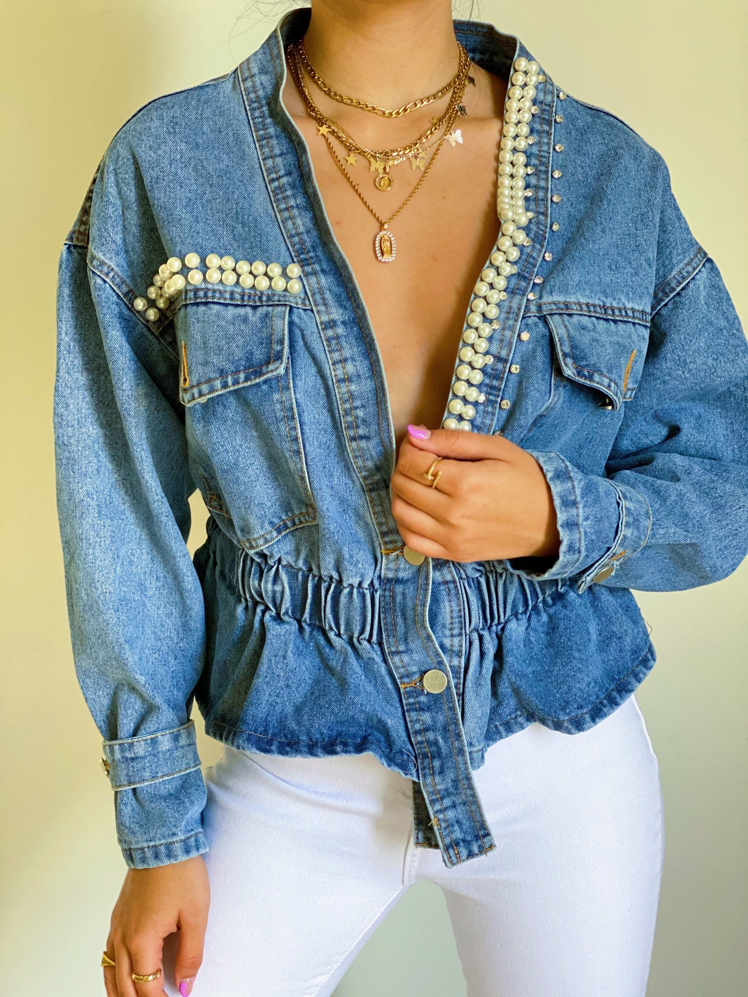 Pearl Denim Jacket/Blazer