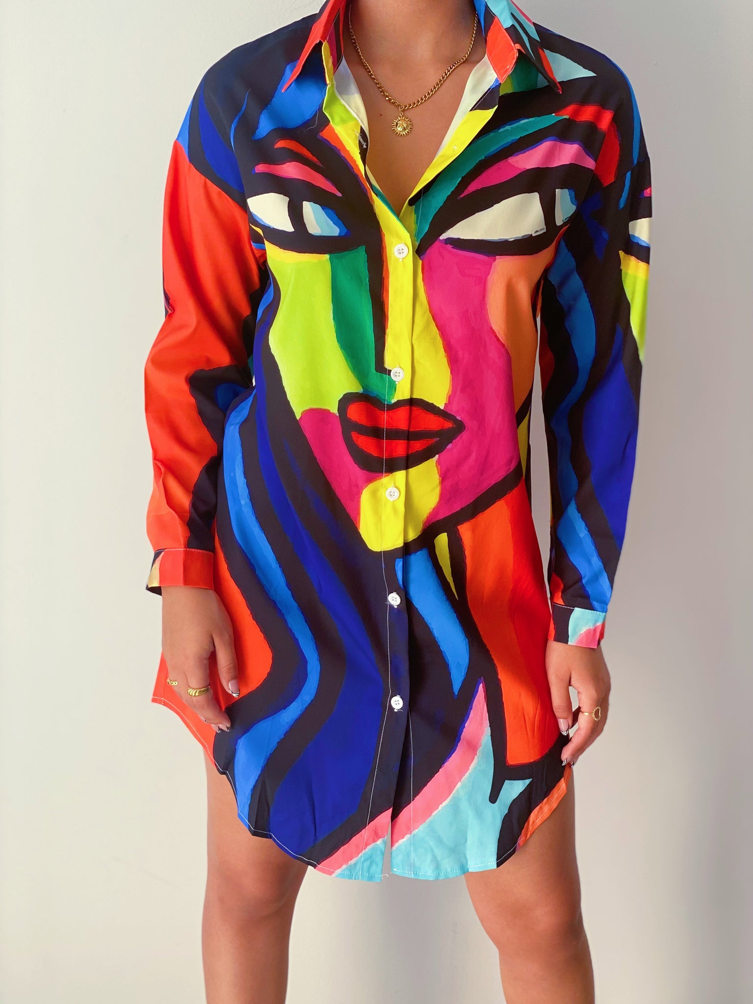 Picasso Shirt Dress